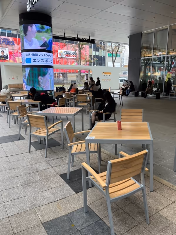 Photo of Tanukikoji Station | moyuk SAPPORO Front | Rest Spot 1