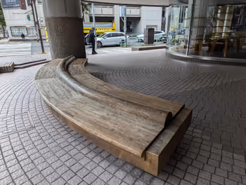 大通駅MNビル1Fの休憩場所その3