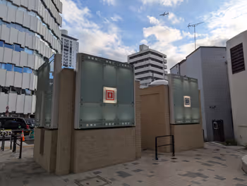 麻布十番駅一の橋公園の休憩場所その8