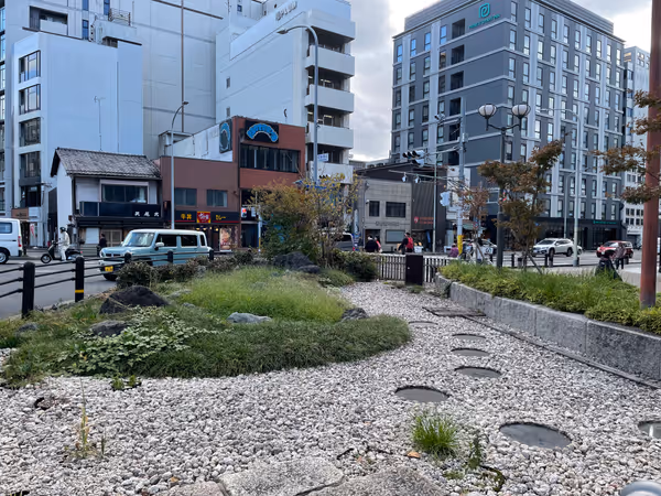 Photo of Ōmiya Station | Northwest Corner of Shijō Horikawa Street Rain Garden | Rest Spot 4