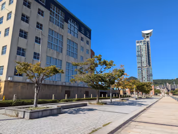 門司港車站海港甲板 頂級飯店周邊的休憩場所 其二