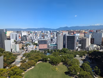 天神南站福岡市政府 展望大廳的休息場所其五