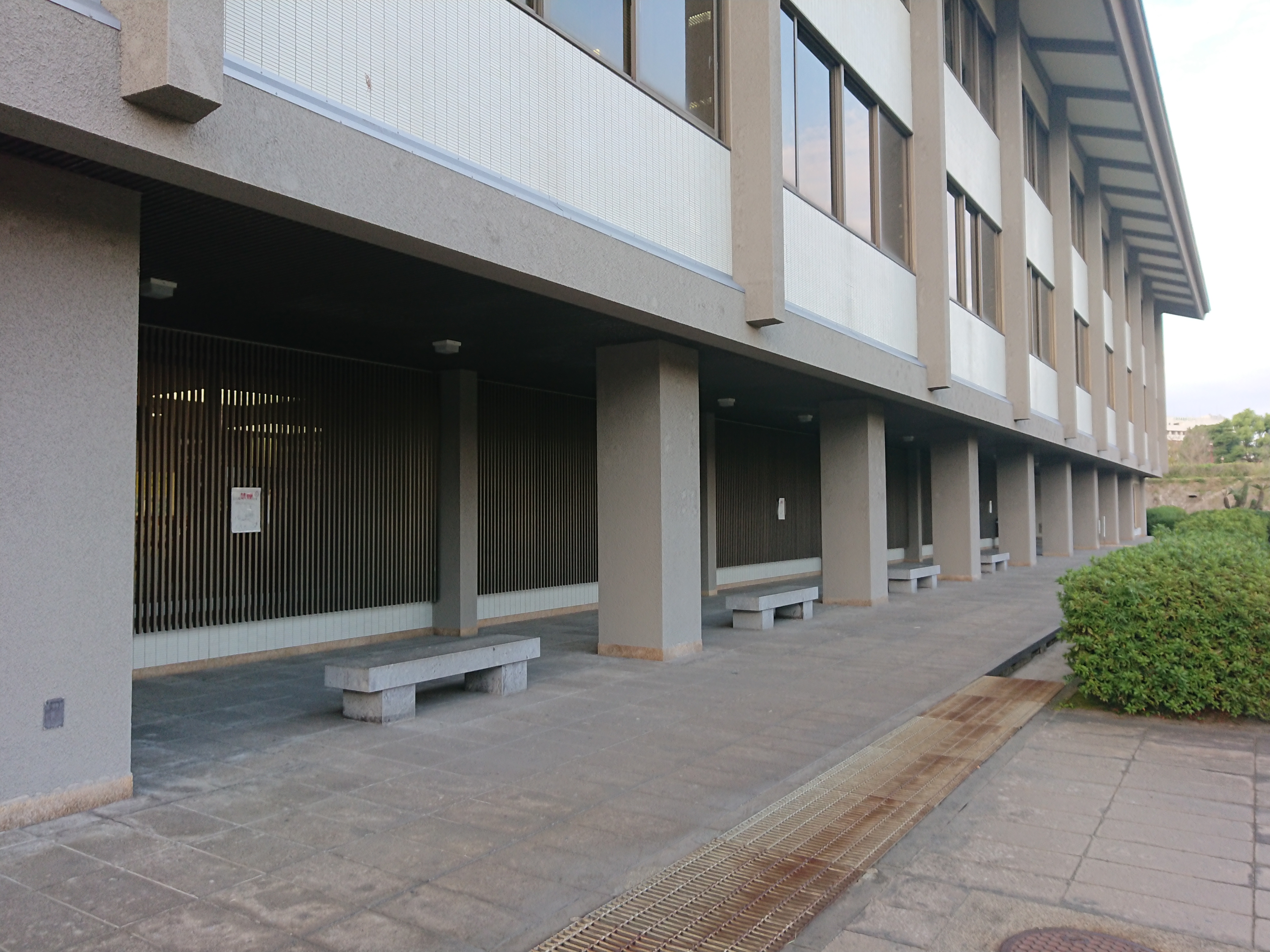 鹿児島県立図書館前の写真1