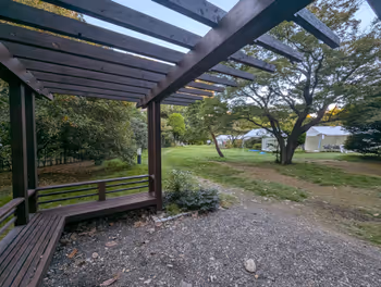 早稻田站大隈庭園的休息場所其9