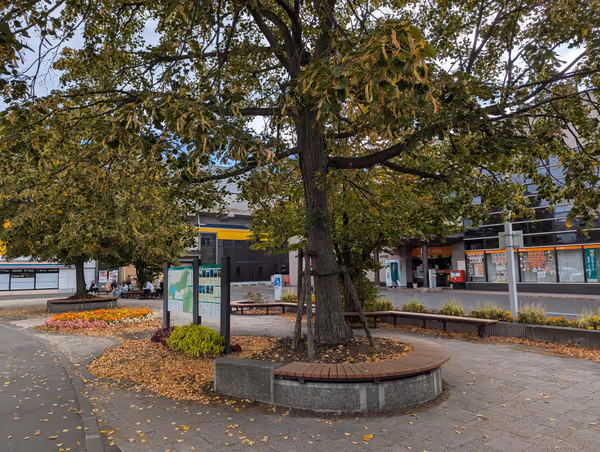 西口ロータリー横の写真1