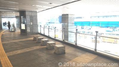 大丸梅田 2F ロクシタン・スターバックス前 デッキの写真1