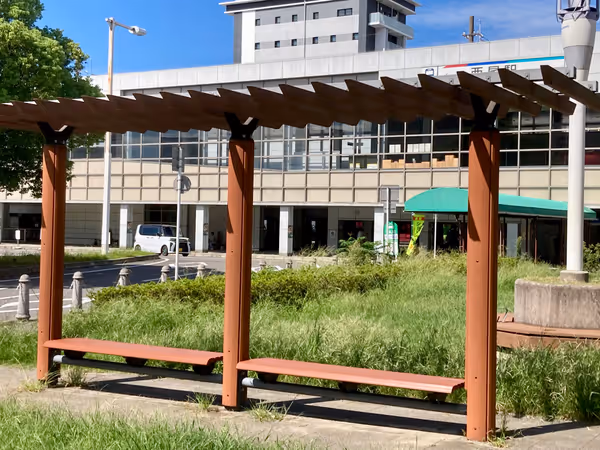 Photo of Nishio Station | Station | Front Park | Rest Spot 4