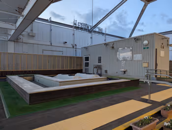 北九州机场 南展望平台的休息区5