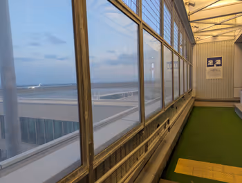 Rest area on the North Observation Deck at Kitakyushu Airport Part 8
