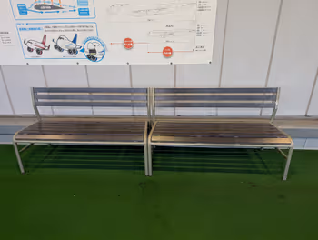 Rest area on the North Observation Deck at Kitakyushu Airport Part 3