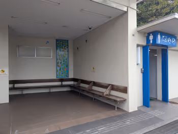 关门海峡门司侧关门隧道人行入口休息处3