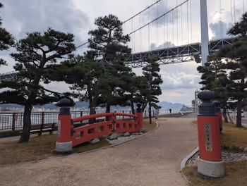 노퍽 광장역 단노우라 고전장터(미모소스가와 공원)의 휴식 장소 그 4