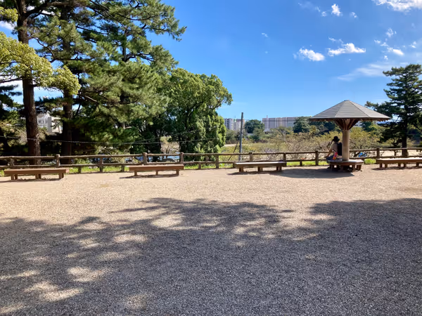 Photo of Okazaki Koen-mae Station | Okazaki Park, Surrounding the Honmaru Ruins | Rest Spot 1