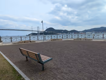 Resting area at Norfolk Square Station Sister City Plaza, Part 5