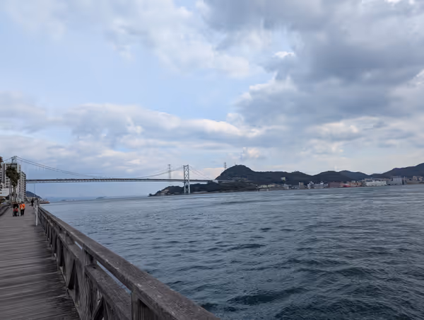 Photo of Moji Port Station | Karato Market Front Wood Deck | Rest Spot 4