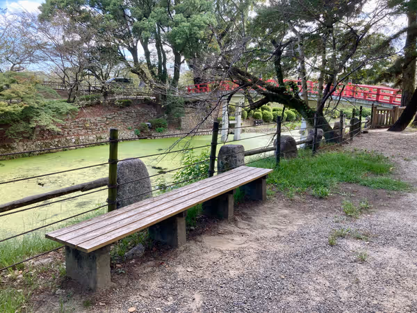 Photo of Okazaki Koen-mae Station | Okazaki Park, Shinbashi Bridge Near | Rest Spot 1