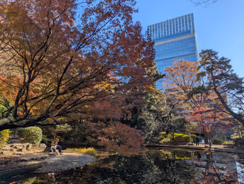 麹町站清水谷公园的休憩场所7