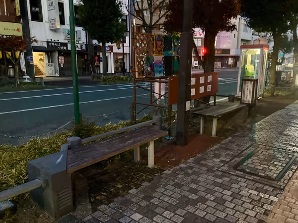 掛川駅前通り 掛川駅前交差点付近の歩道の写真5