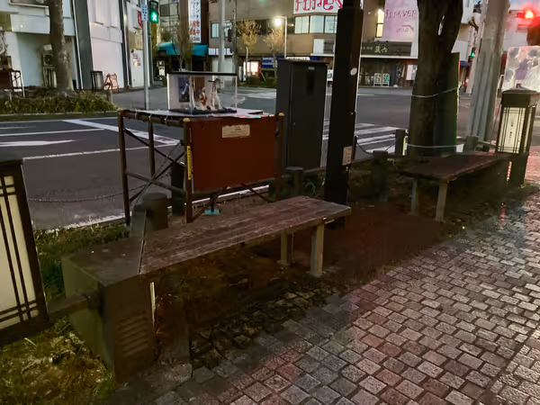 掛川駅前通り 掛川駅前交差点付近の歩道の写真6