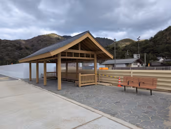 出雲大社前駅稲佐の浜の休憩場所その6