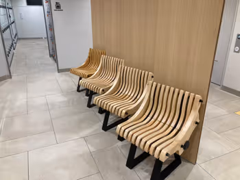 Photo of Matsuyama Station | Near the coin lockers on Dandan Street | Rest Spot 2