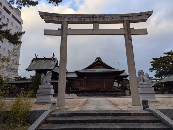 須衛都久神社付近の写真2