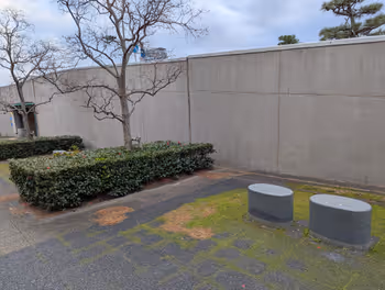 松江しんじ湖温泉駅須衛都久神社付近の休憩場所その1