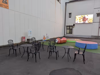 松江宍道湖温泉站京店Gyaatoruzu广场的休息场所1