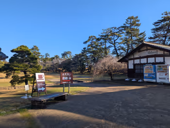 松江しんじ湖温泉駅松江城 観光案内所付近の休憩場所その1