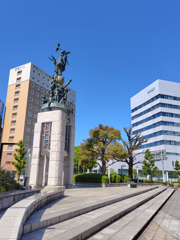 Photo of Tottori Station | Tottori Station | Front Wind Pattern Plaza | Rest Spot 3