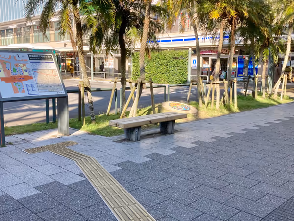 西口側 ローソン店舗付近の写真1