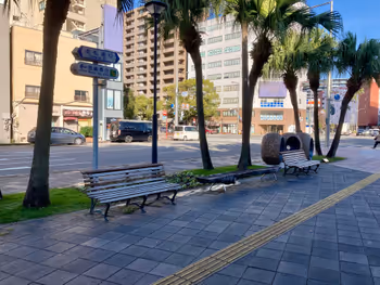 미야자키역 서쪽 출구 쪽 미야자키역 교차점 부근의 이미지 1