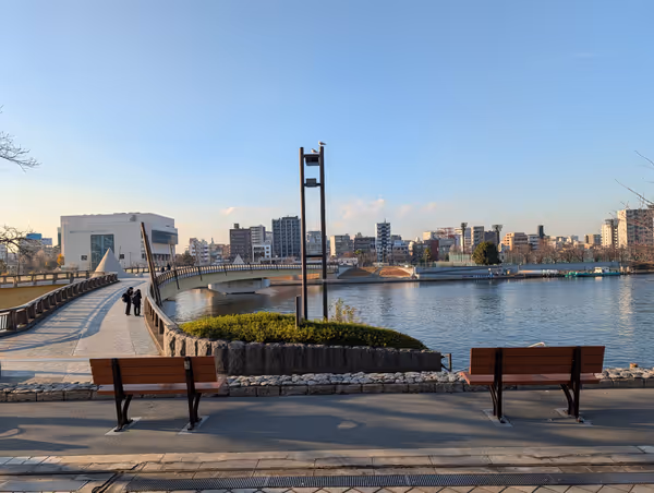 隅田川 桜橋 向島側の写真2