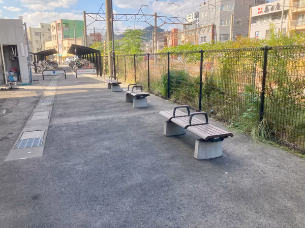 鹿児島前駅とJR線路の間の写真1