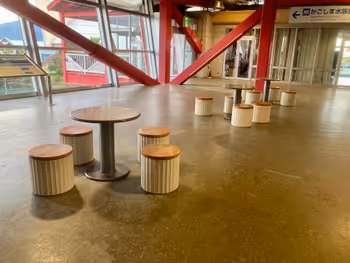 Image 1 of the Sakurajima Ferry Terminal in Kagoshima Port