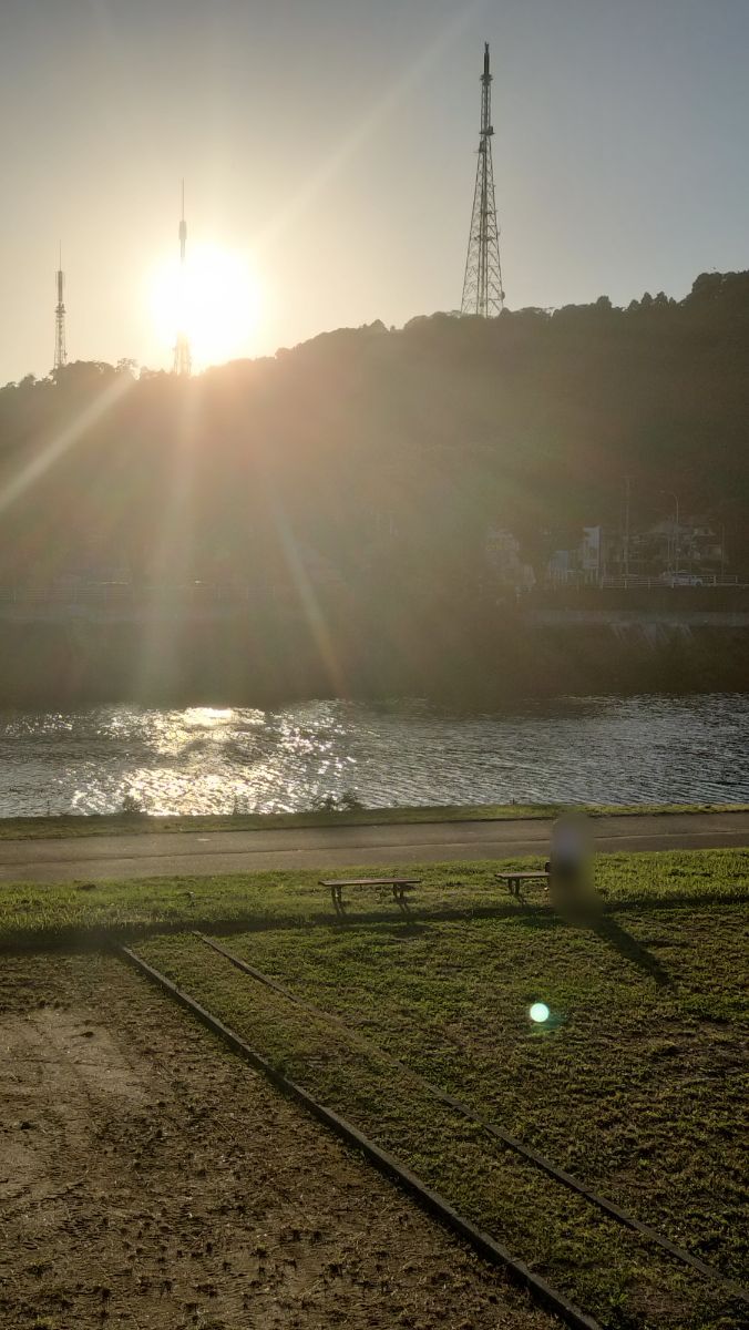 広瀬川宮沢緑地、宮沢橋付近の写真1