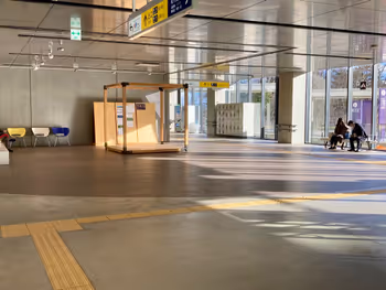 Photo of Around the South Exit and North Exit of Kokusai Center Station 4