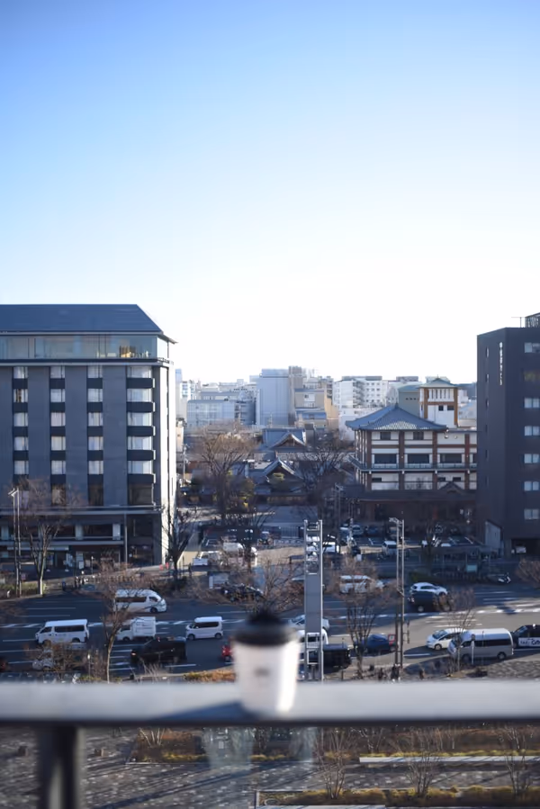 【京都市役所前站】京都市政府 屋顶庭园 的照片 4