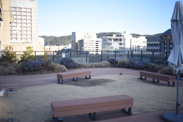 【京都市役所前站】京都市政府 屋顶庭园 的照片 6