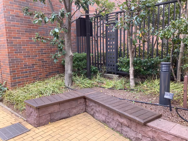 芝浦アイランド グローヴタワー周辺の植え込みの写真1