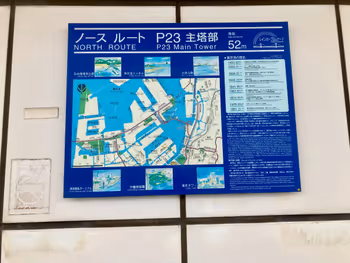 レインボーブリッジ遊歩道 ノースルートP23主塔部の写真3