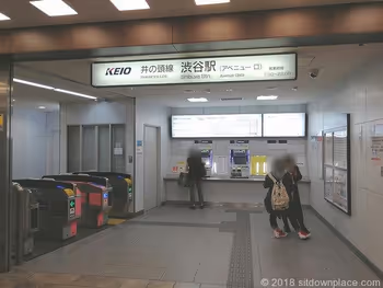 澀谷Mark City 4F 井之頭線Avenue剪票口