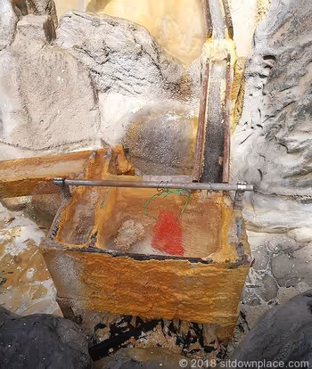 伊豆热川站汤挂弁财天的温泉蛋