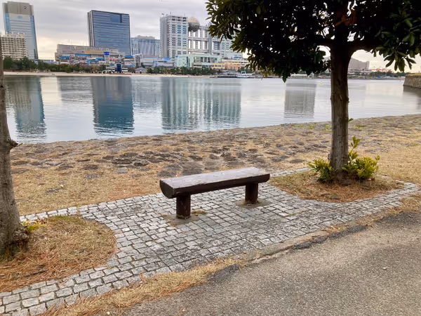 台場公園へと続く遊歩道の写真2